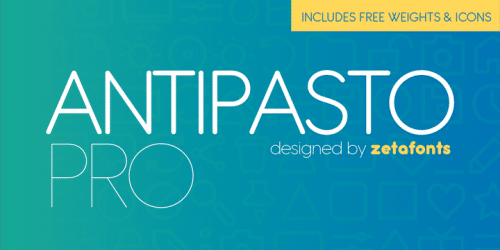 Antipasto Pro Font Family