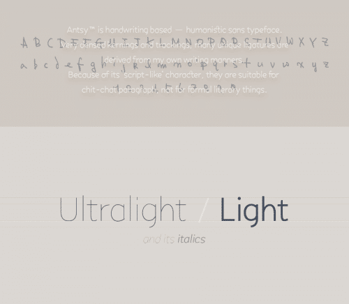 Antsy Font Family