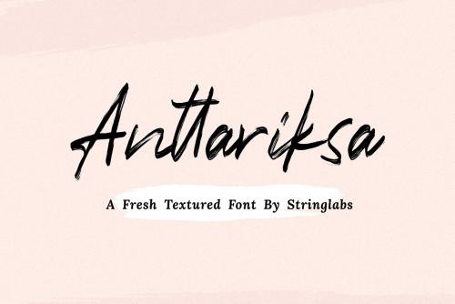 Anttariksa Brush Font