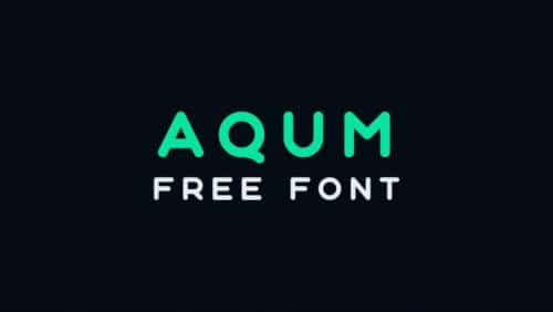 Aqum Sans Serif Font