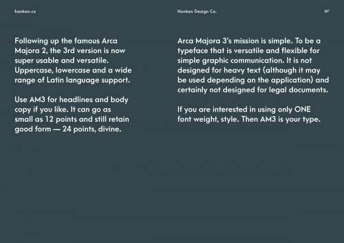Arca Majora Typeface
