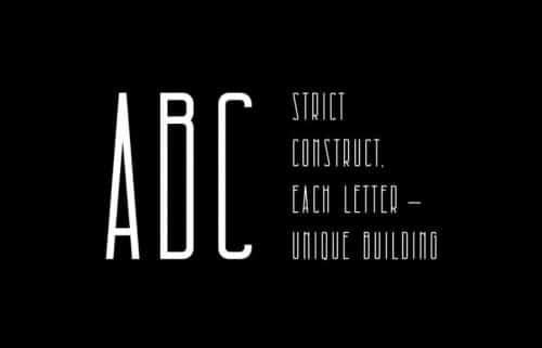 Architectural Free Font