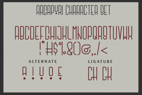 Argapuri Ultra Condensed Font