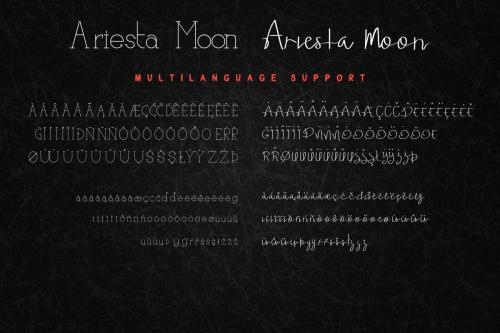 Ariesta Moon Script Font