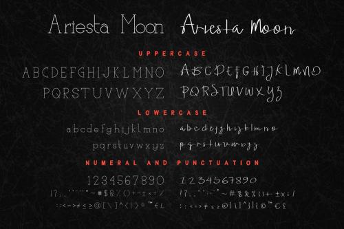 Ariesta Moon Script Font