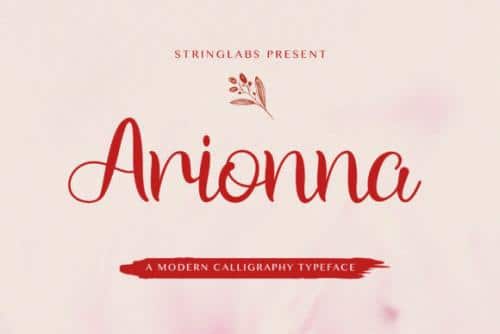 Arionna Script Font