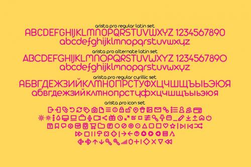 Arista Pro Font Family
