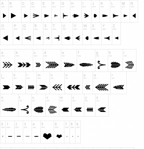 Arrow Crafter Font