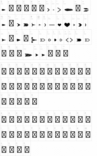 Arrow Crafter Font