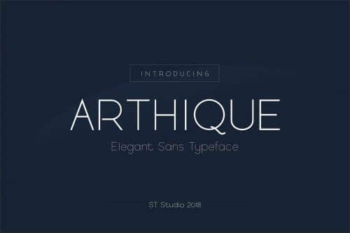 Arthique Elegant Font
