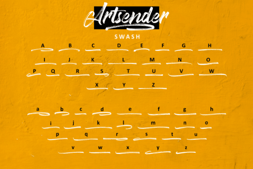 Artsender Brush Calligraphy Font