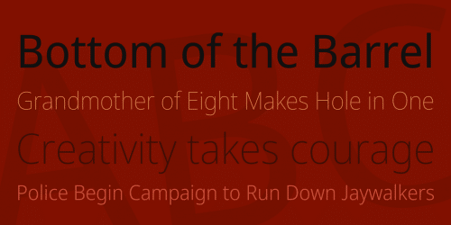 Arvil Sans Font