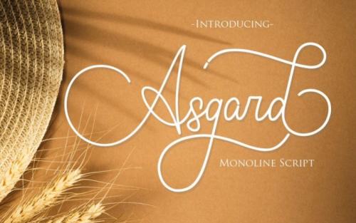 Asgard Script Font