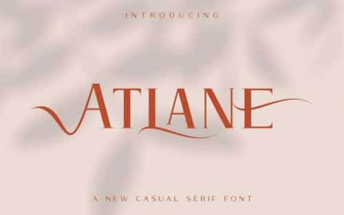 Atlane Serif Font