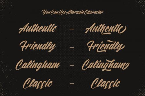 Atlantic Time Script Font