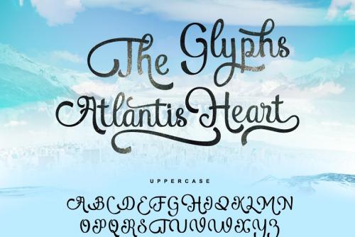 Atlantis Heart Font