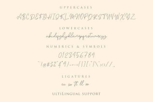 Attahost Signature Font