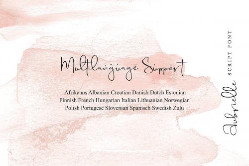 Aubrielle Script Font