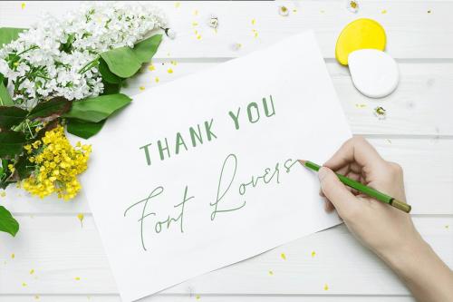 August Bold Script Font