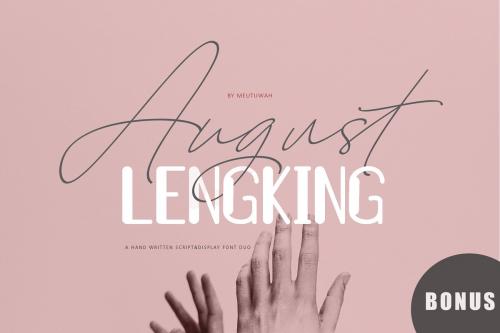 August Bold Script Font
