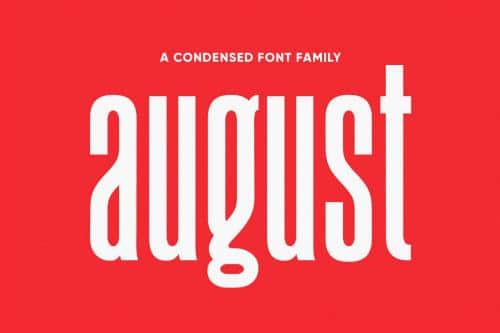 August Typeface