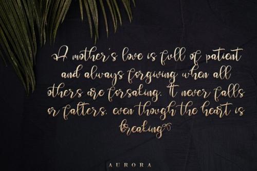 Aurora Calligraphy Font