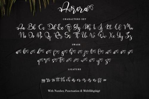 Aurora Calligraphy Font