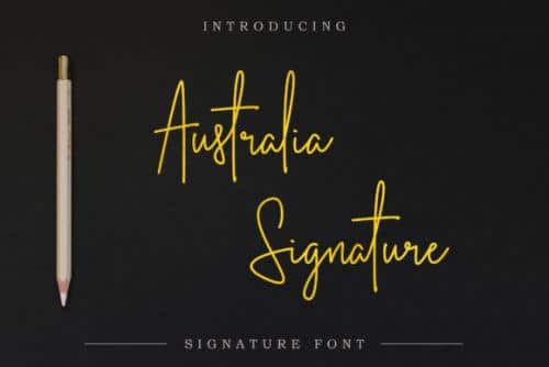 Australia Handwritten Font