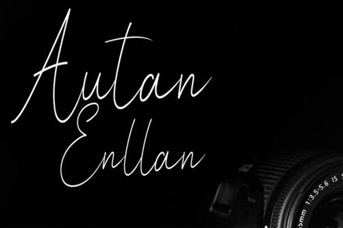 Autan Enllan Handwritten Font