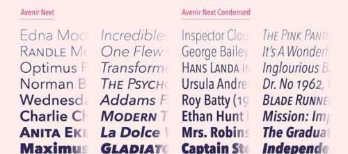 Avenir Next Font