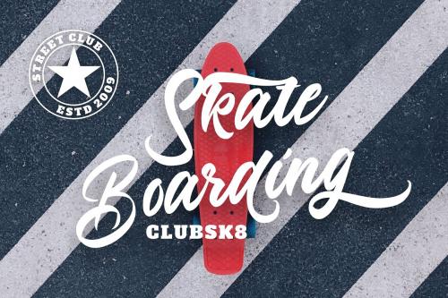 Azingdar Retro Bold Script Font