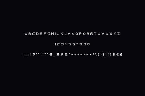 Azonix Typeface