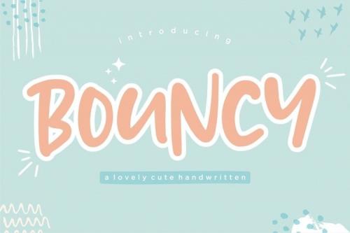 BOUNCY Script Font