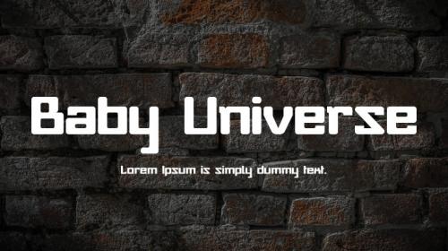 Baby Universe Font