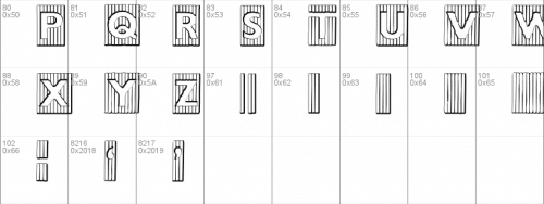 Bad Baltimore Beveled Font