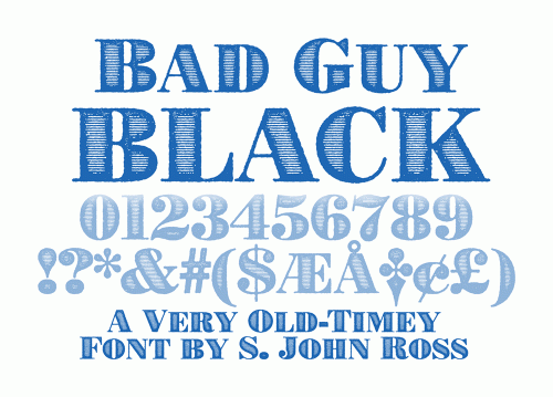 Bad Guy Black Font