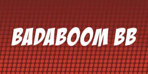 Badaboom BB Font
