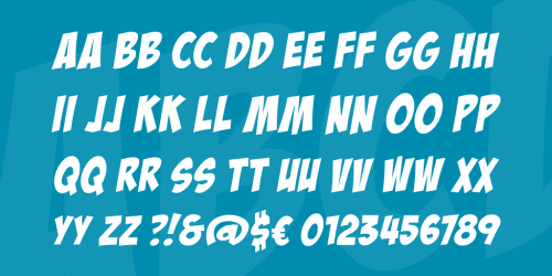 Badaboom BB Font