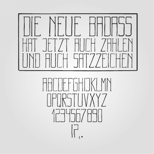 Badass Font