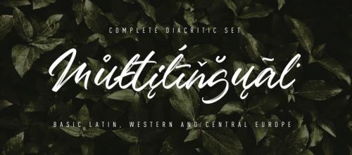 Badass Moon Brush Font