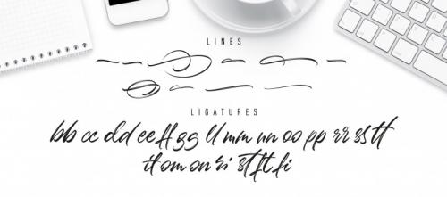 Badass Moon Brush Font