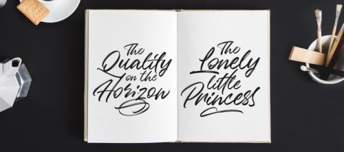 Badass Moon Brush Font