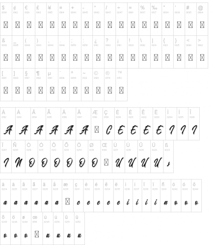 Badminton of Shadow Font