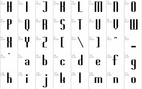 Badwolf Typeface