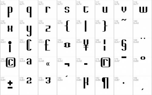 Badwolf Typeface