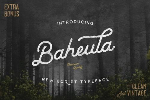 Baheula Vintage Typeface