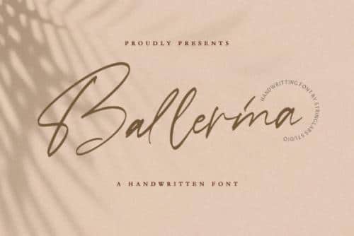 Ballerina Script Font