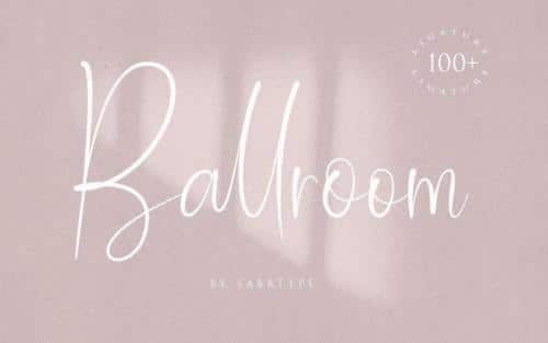 Ballroom Handwritten Font