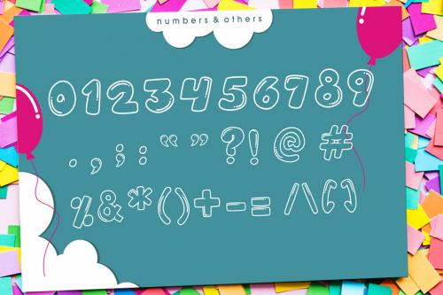 Balonku Cartoon Font