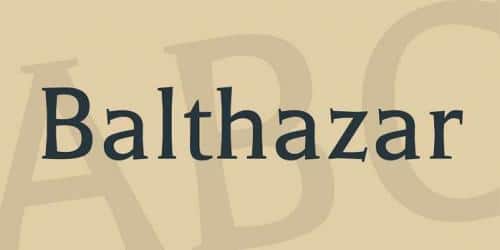 Balthazar Font